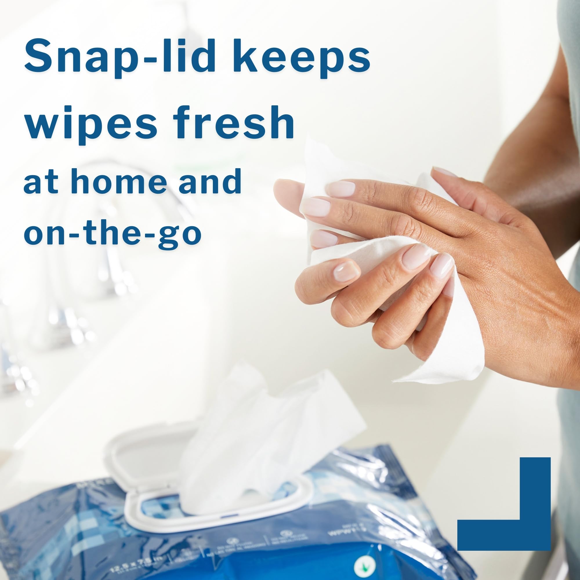 McKesson no-rinse formula wipe cleans without water, ideal for busy days