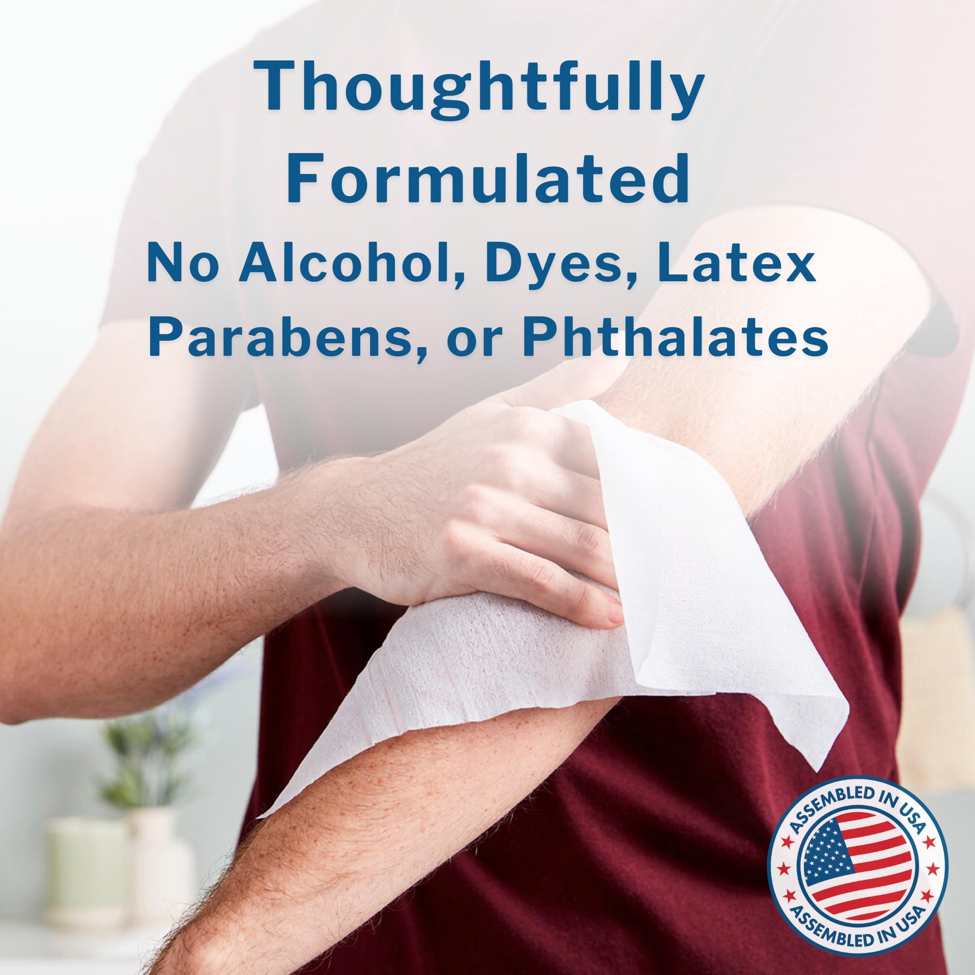 McKesson Washcloth Wipes snap lid open scene highlights quick cleaning during daily routines.