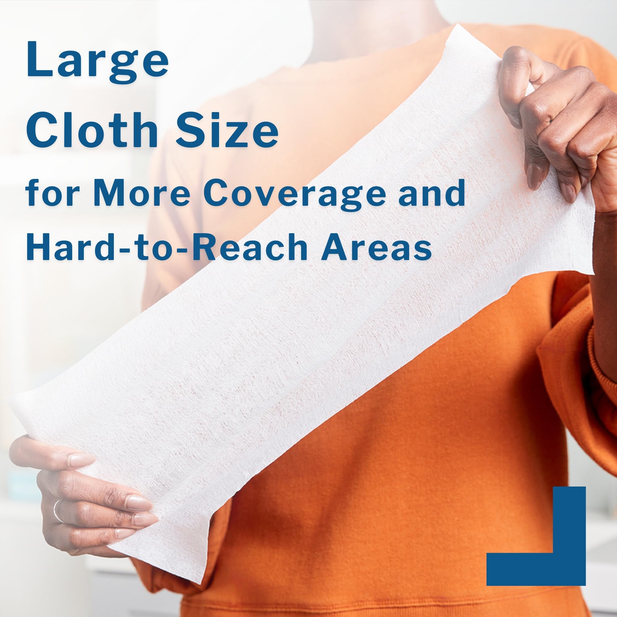 McKesson Washcloth Wipes three-pack display highlights easy replenishment and value.