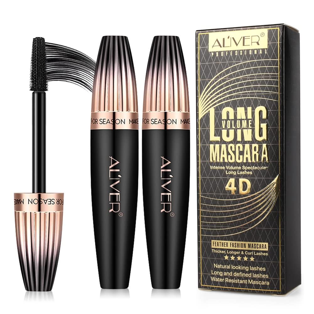 Mcukv 4D Silk Fiber Mascara bottle front for all-day confidence.