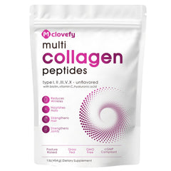 Mclovefy Multi Collagen Powder front label with premium branding