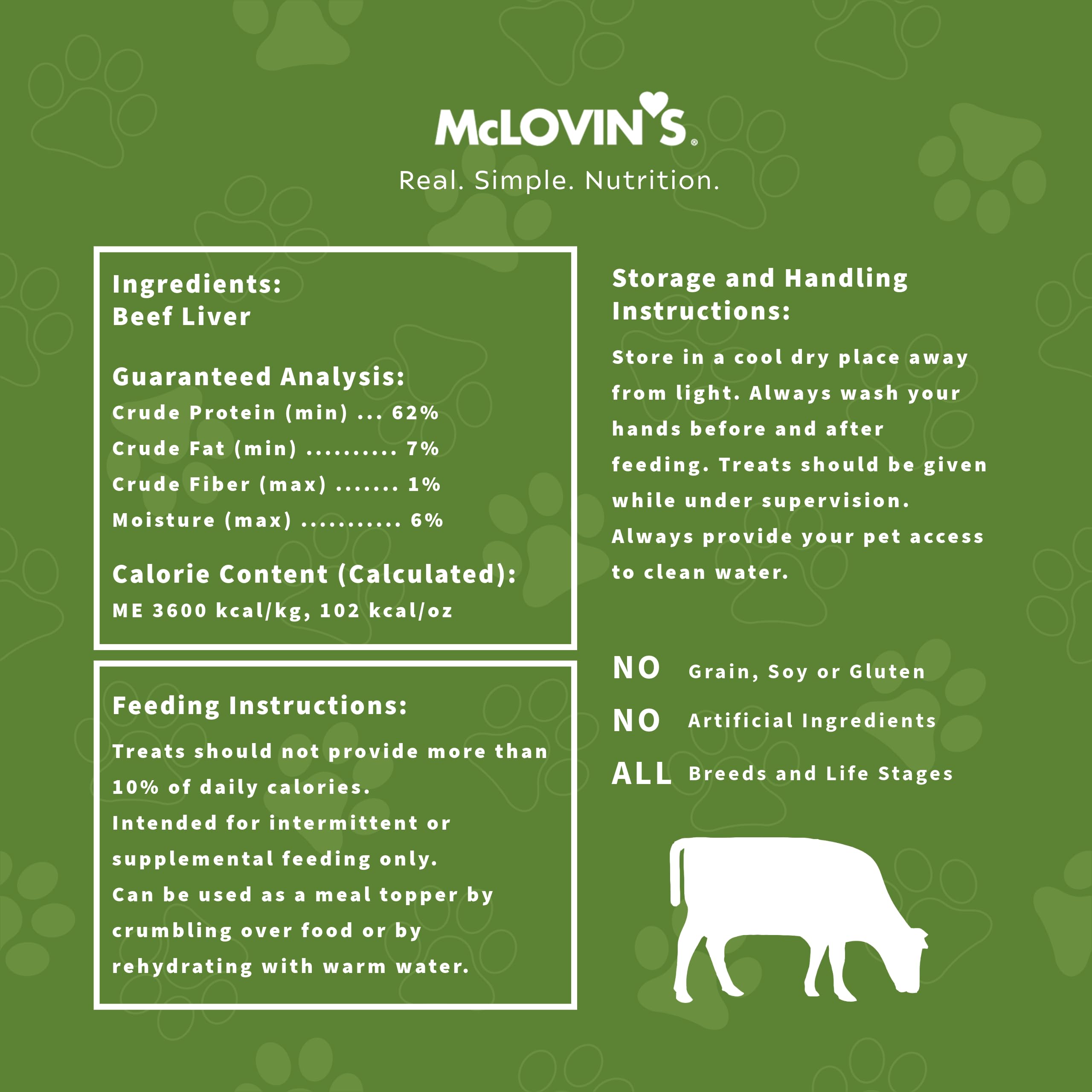 Grain-free and gluten-free dog treats from McLovin's Pet Food.