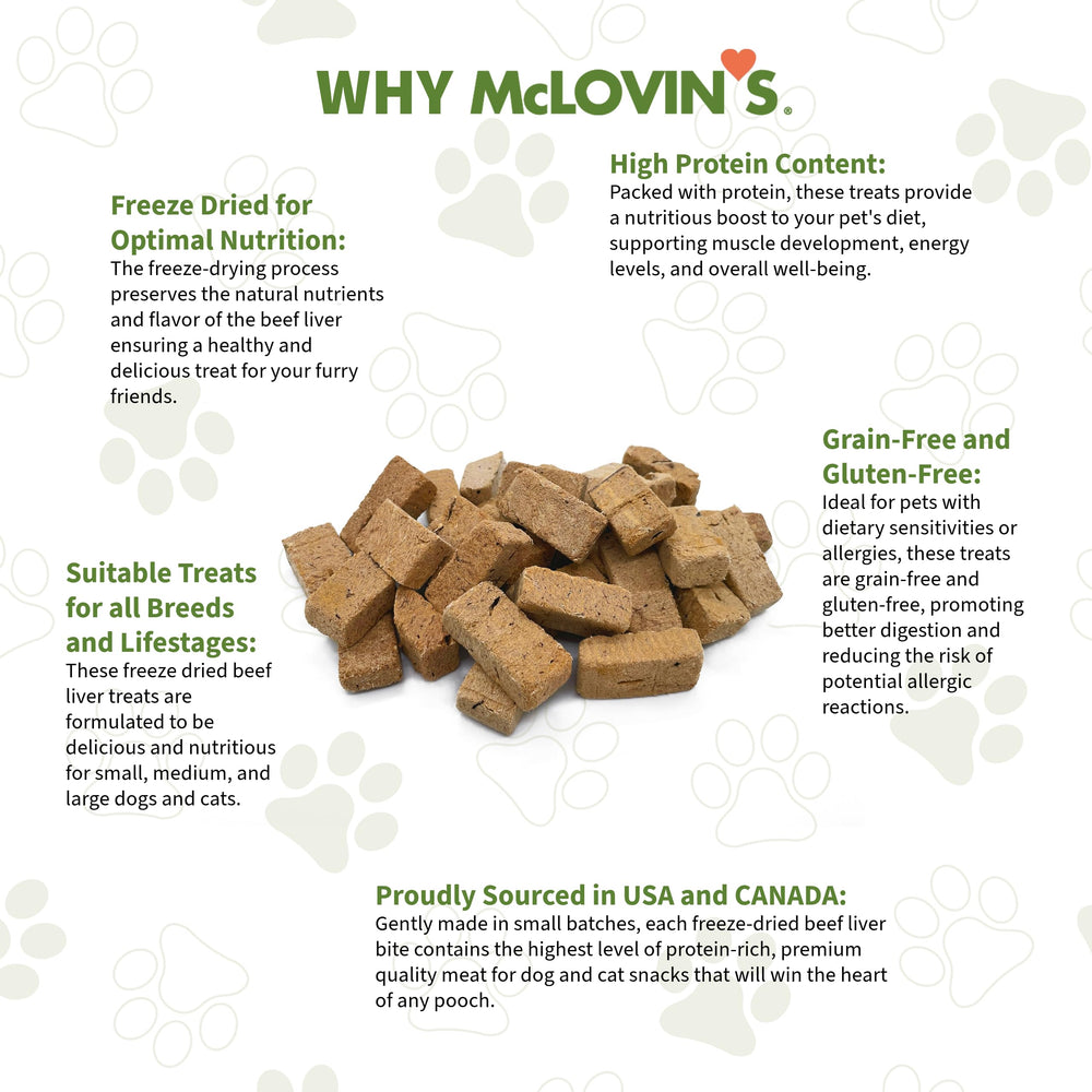 14 oz value pack of McLovin's freeze-dried treats for extended use.