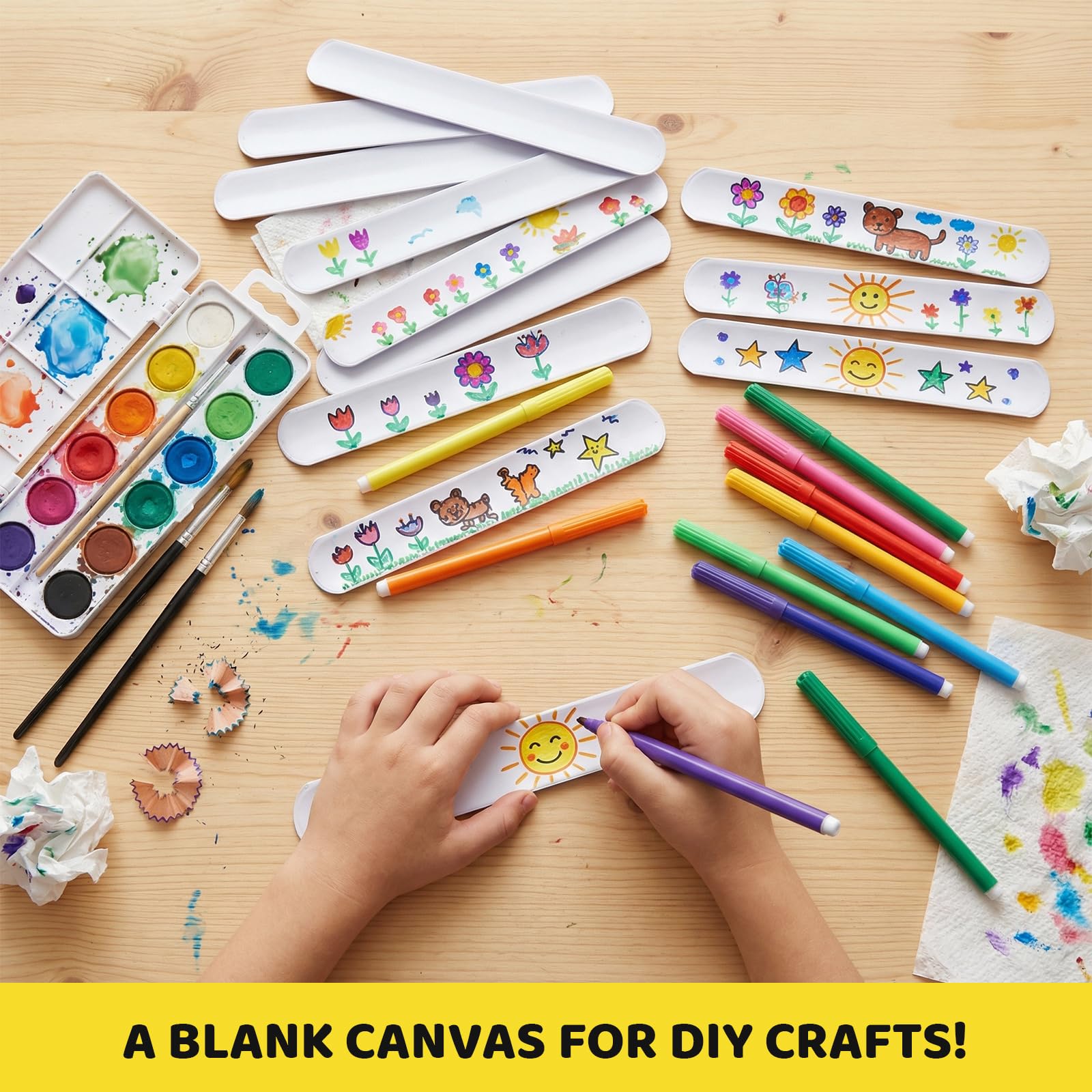 MCPINKY diy-coloring wristbands ready for classroom crafts.