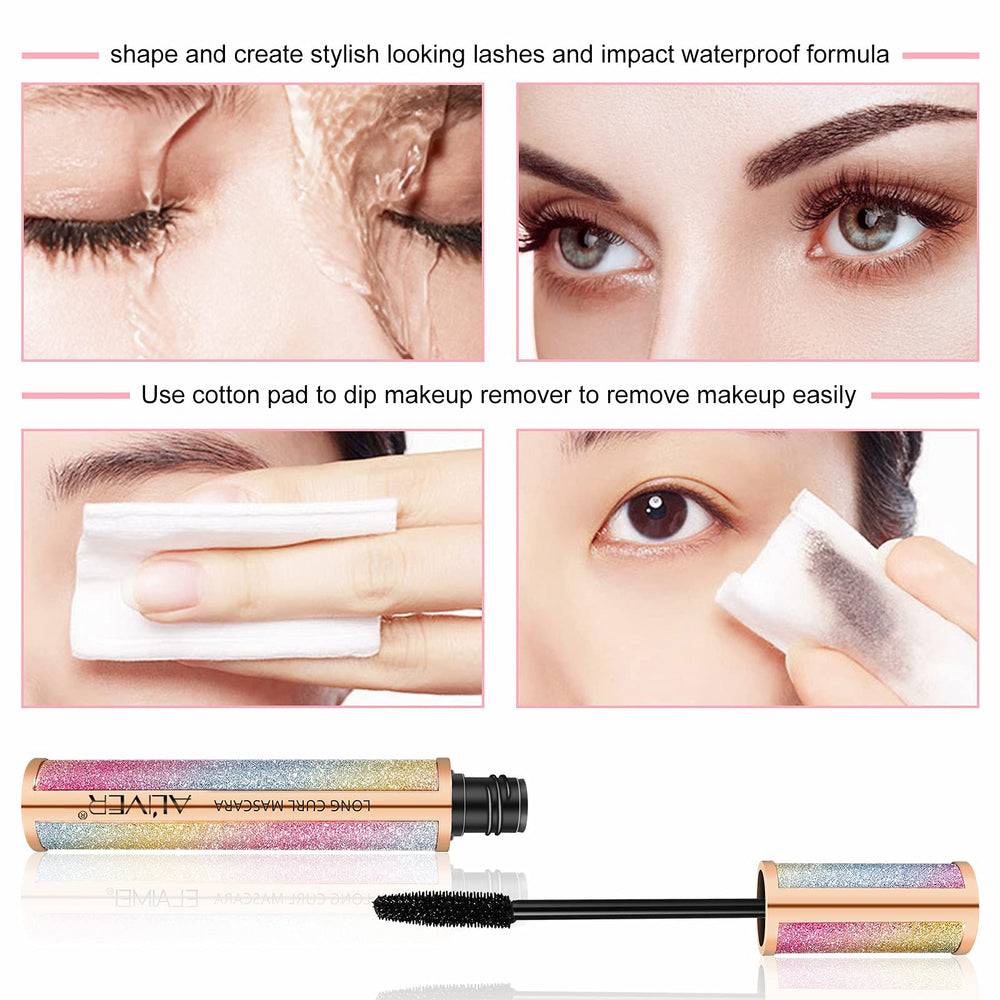 Mcukv 4D Silk Fiber Mascara no-clump formula for smooth lashes.