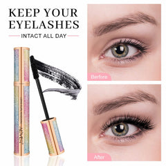 Mcukv 4D Silk Fiber Mascara waterproof tube for reliable all-day wear.