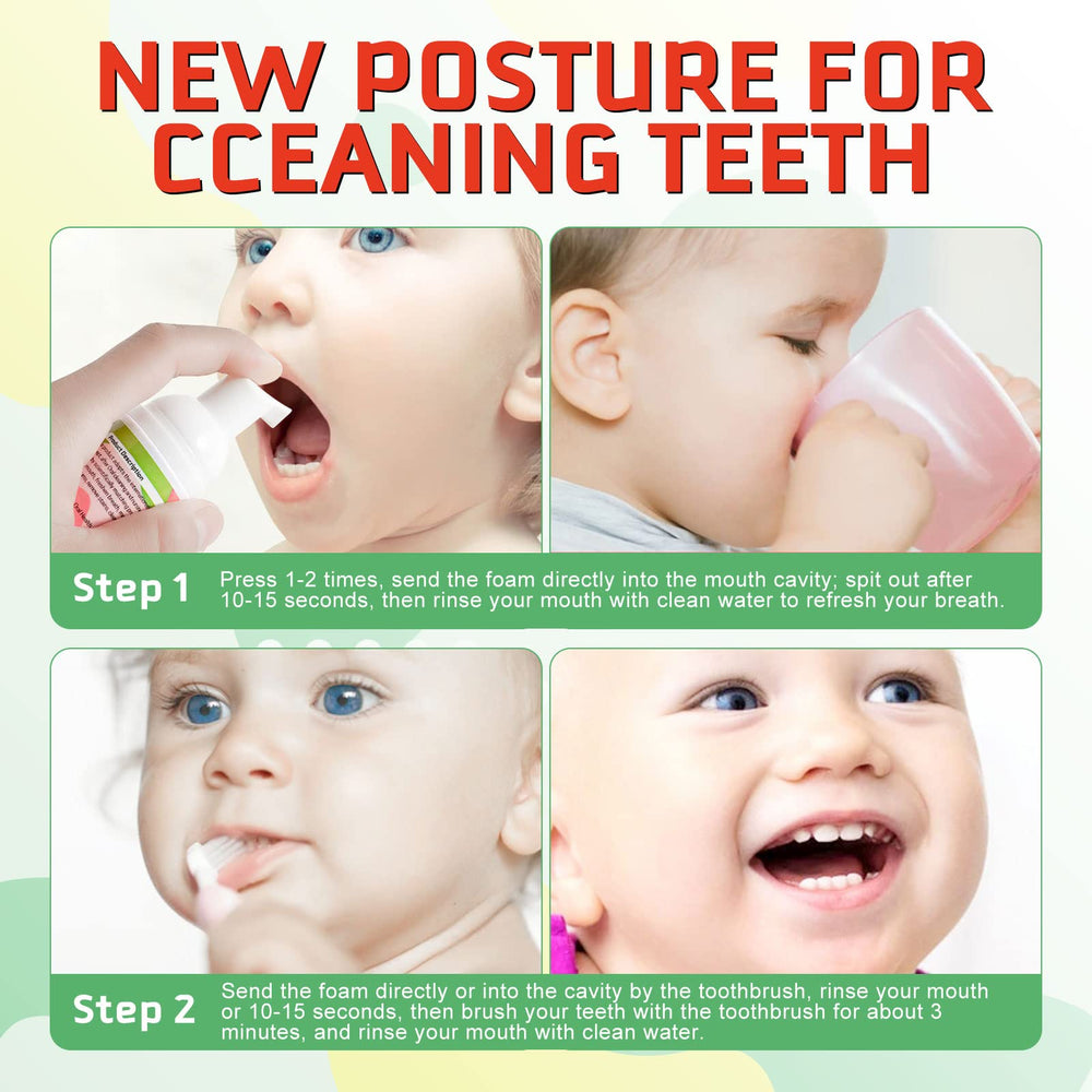Mcukv fresh after-brushing smile for kids with fruity flavors