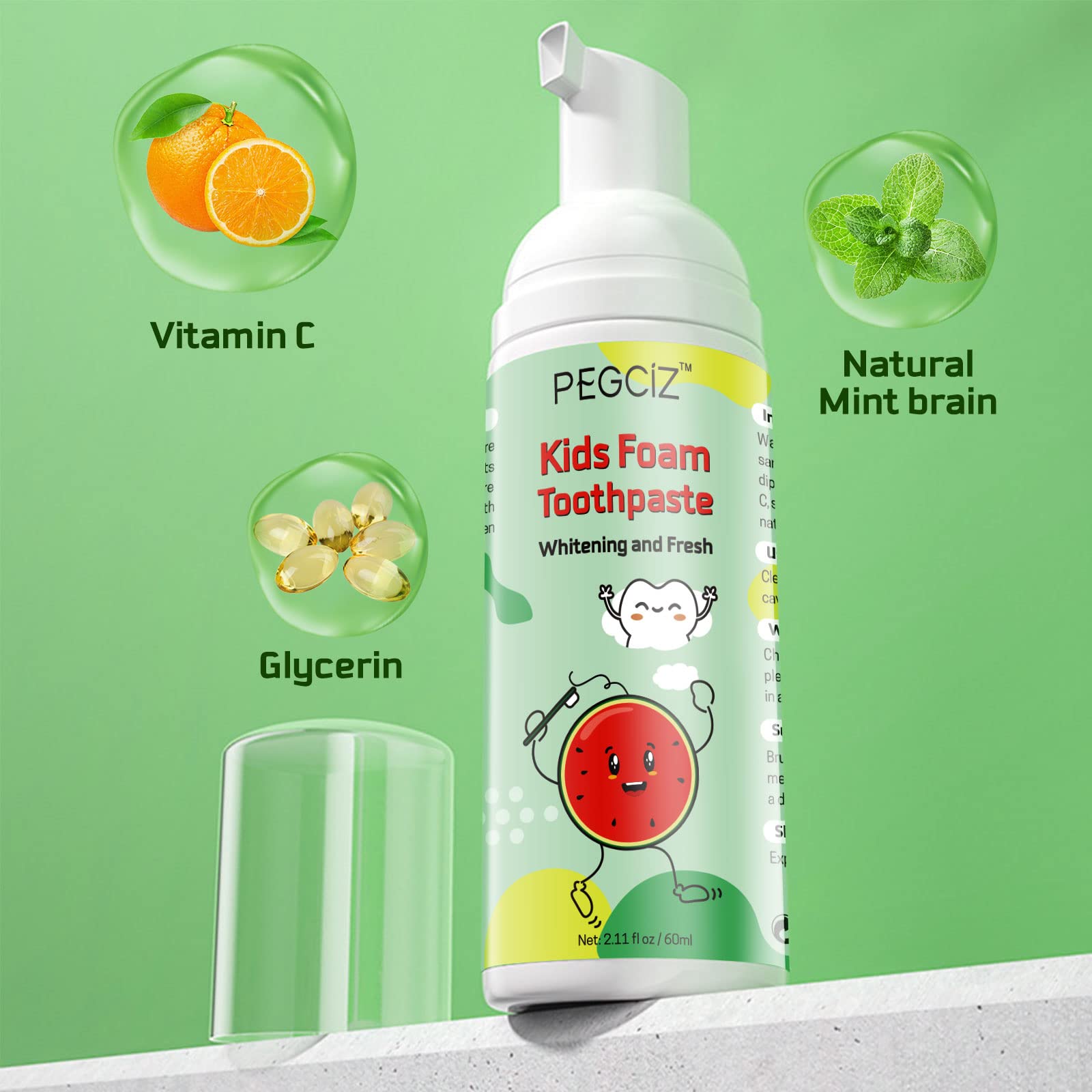Mcukv natural ingredients with xylitol and vitamins for gentle care