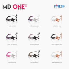 MD One stainless-steel dual-head chestpiece for clear heart and lung sounds