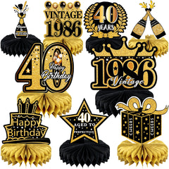 MDCGFOD 40th card patterns for elegant table decor