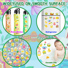 MDCGFOD Easter sticker book stickers on page—varied themes for learning.