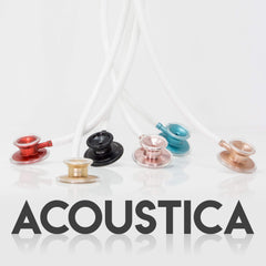 MDF Acoustica chestpiece with true diaphragm and bell for clear sounds