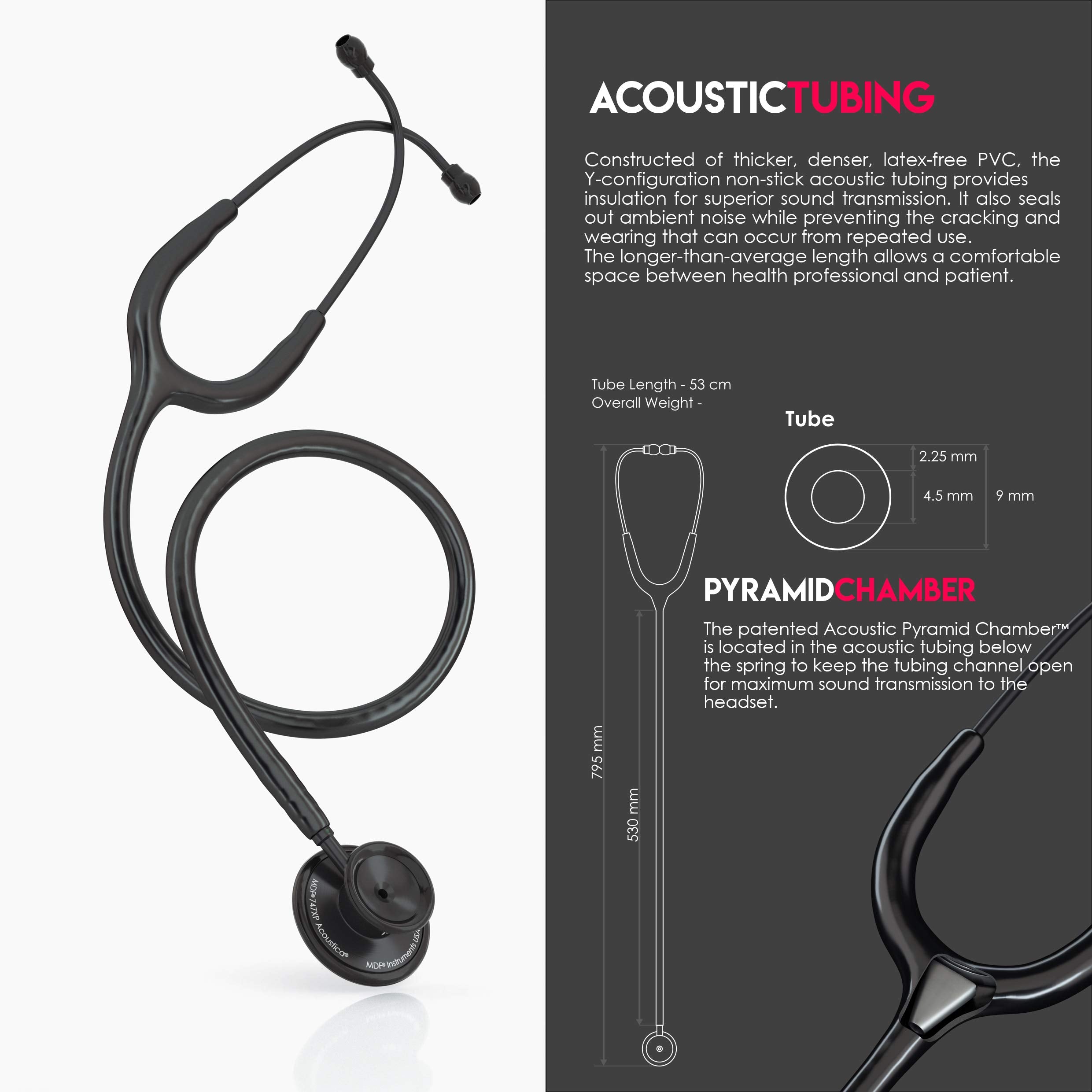 MDF Acoustica ComfortSeal eartips provide secure, gentle fit