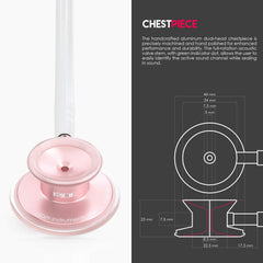 MDF Instruments Acoustica dual-head chestpiece captures both high and low frequencies