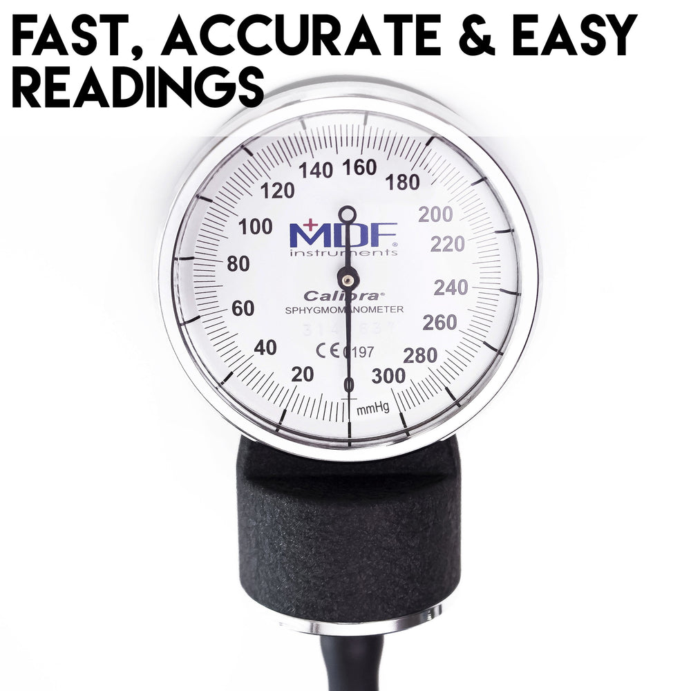MDF Calibra screw-type valve enables precise deflation management during checks.