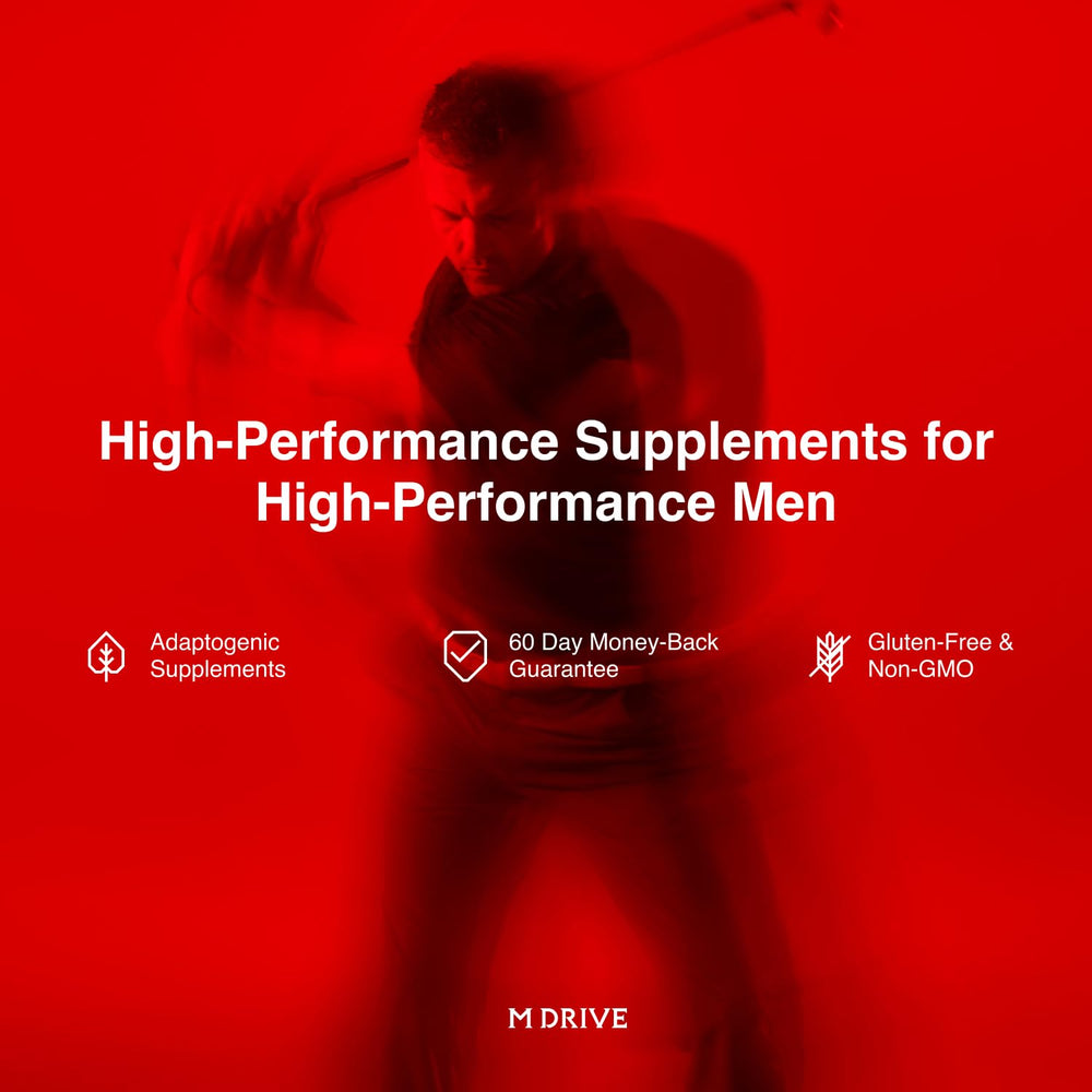 Mdrive Prime DHEA closeup indicating comprehensive performance support