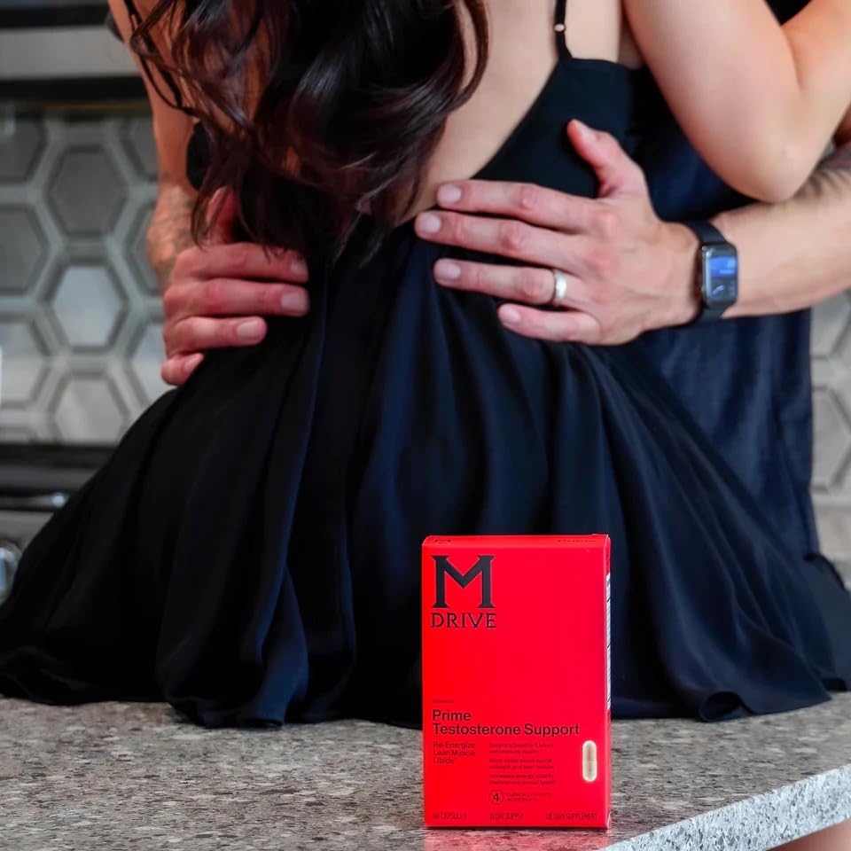 Mdrive Prime packaging shot conveys premium branding and simple 60-count supply