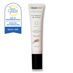 MDSolarSciences Mineral BB Creme SPF 50 light swatch, blends naturally for radiant finish