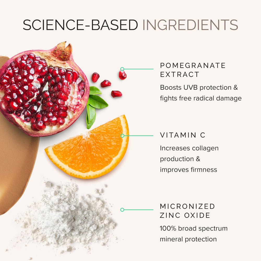 Applying MDSolarSciences tinted creme on skin for lightweight, blendable coverage.