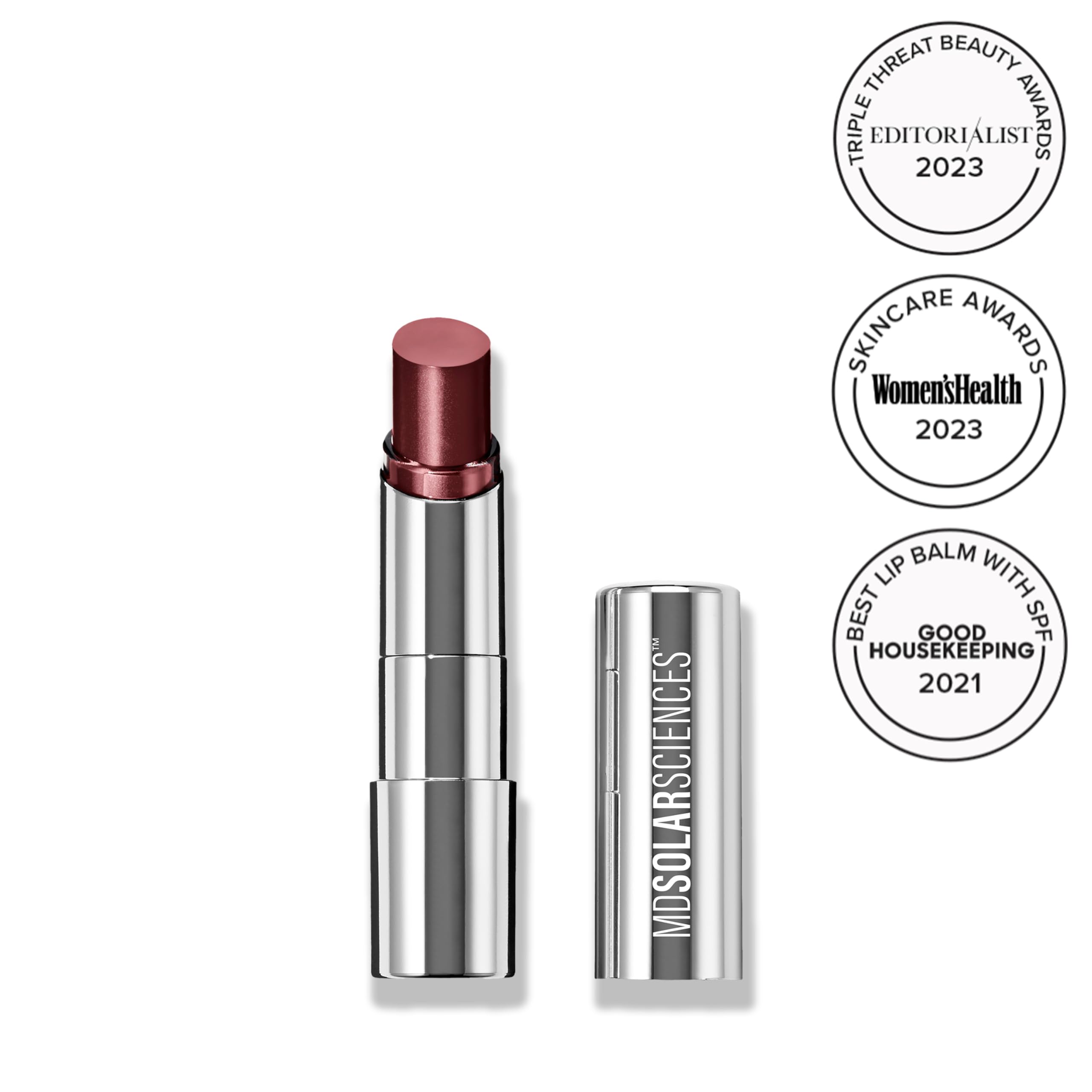 MDSolarSciences spice shade swatch shows a buildable natural tint.