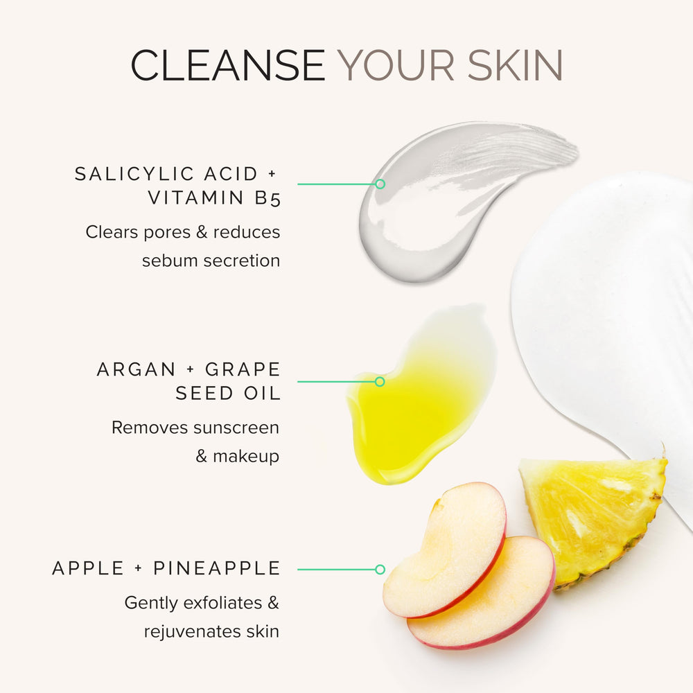 MDSolarSciences Wash Away Cleanser label close-up showing hypoallergenic formula for sensitive skin.