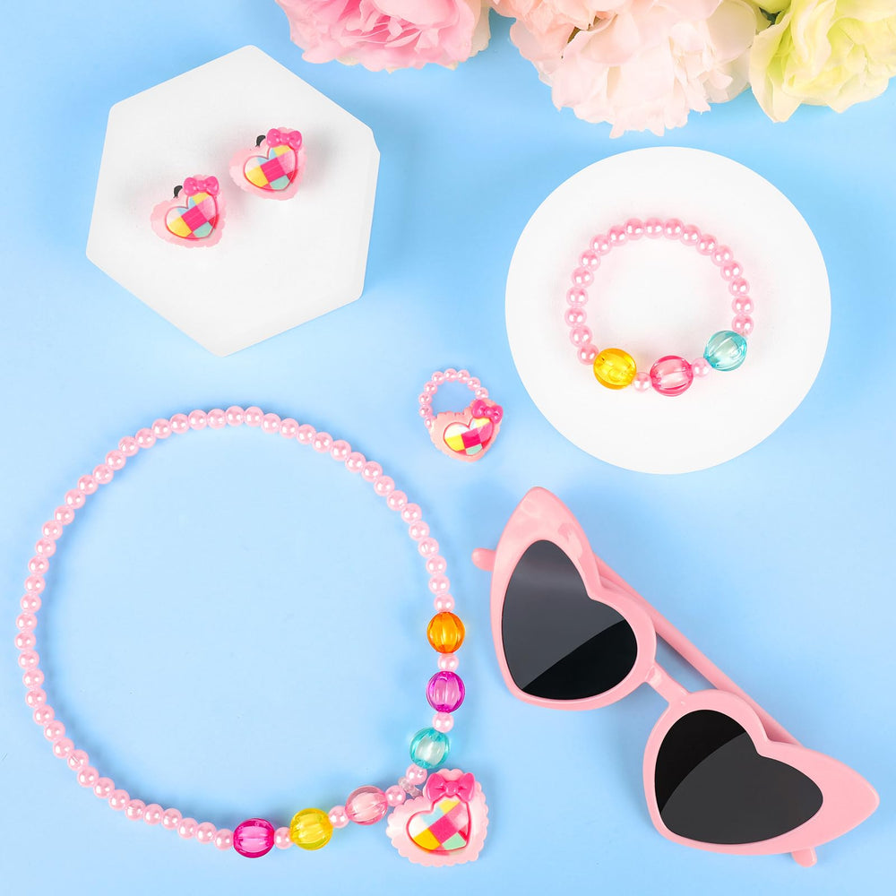 Meaicezli jewelry pieces sparkle for stylish pretend jewelry.