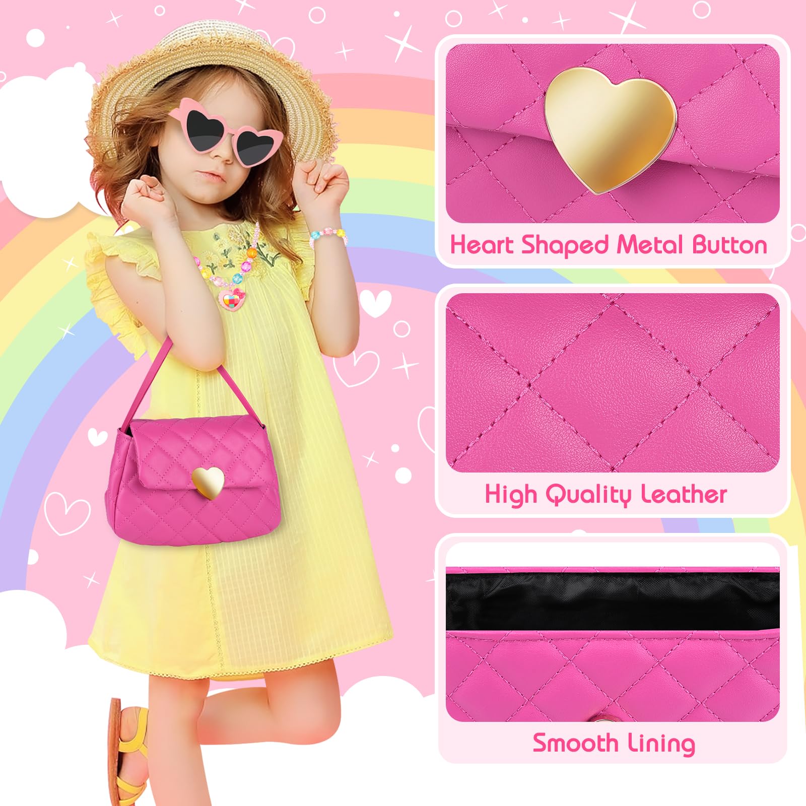 Meaicezli purse wallet set with cards encourages organized pretend shopping.
