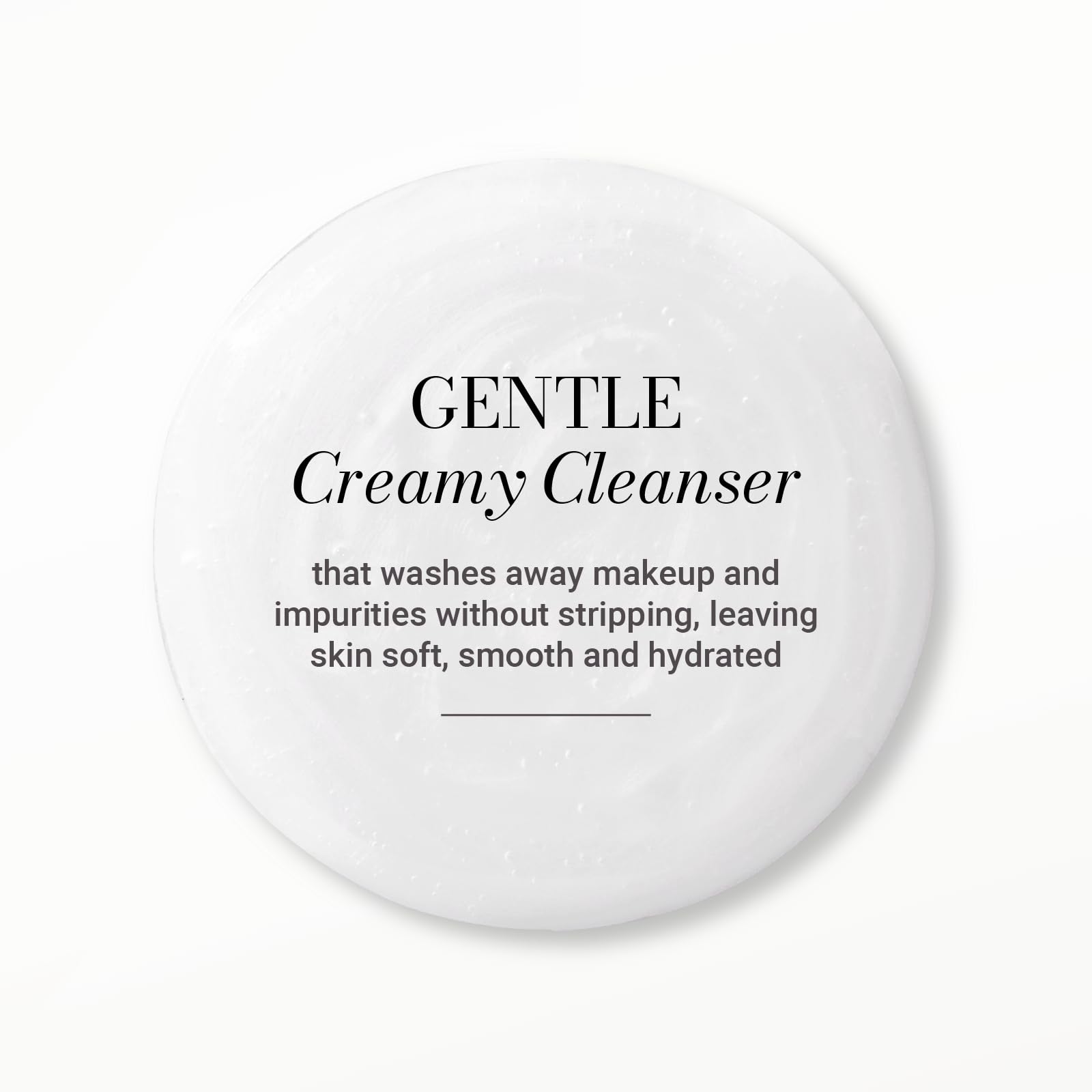 Meaningful Beauty cleanser removing mascara and makeup while preserving skin moisture.