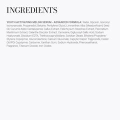 Meaningful Beauty Youth Activating Melon Serum with melon stem cell extract for radiance.