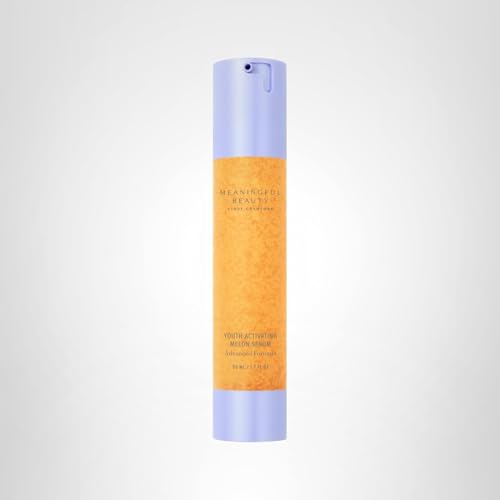 Meaningful Beauty Youth Activating Melon Serum adds a subtle glow to skin.