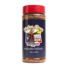 Sweet-spicy rub jar ready to add a glossy crust to grilled chicken