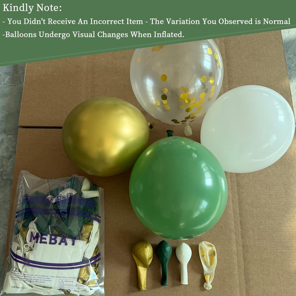 MEBAY balloon strip, glue dots, and ribbon for easy setup.