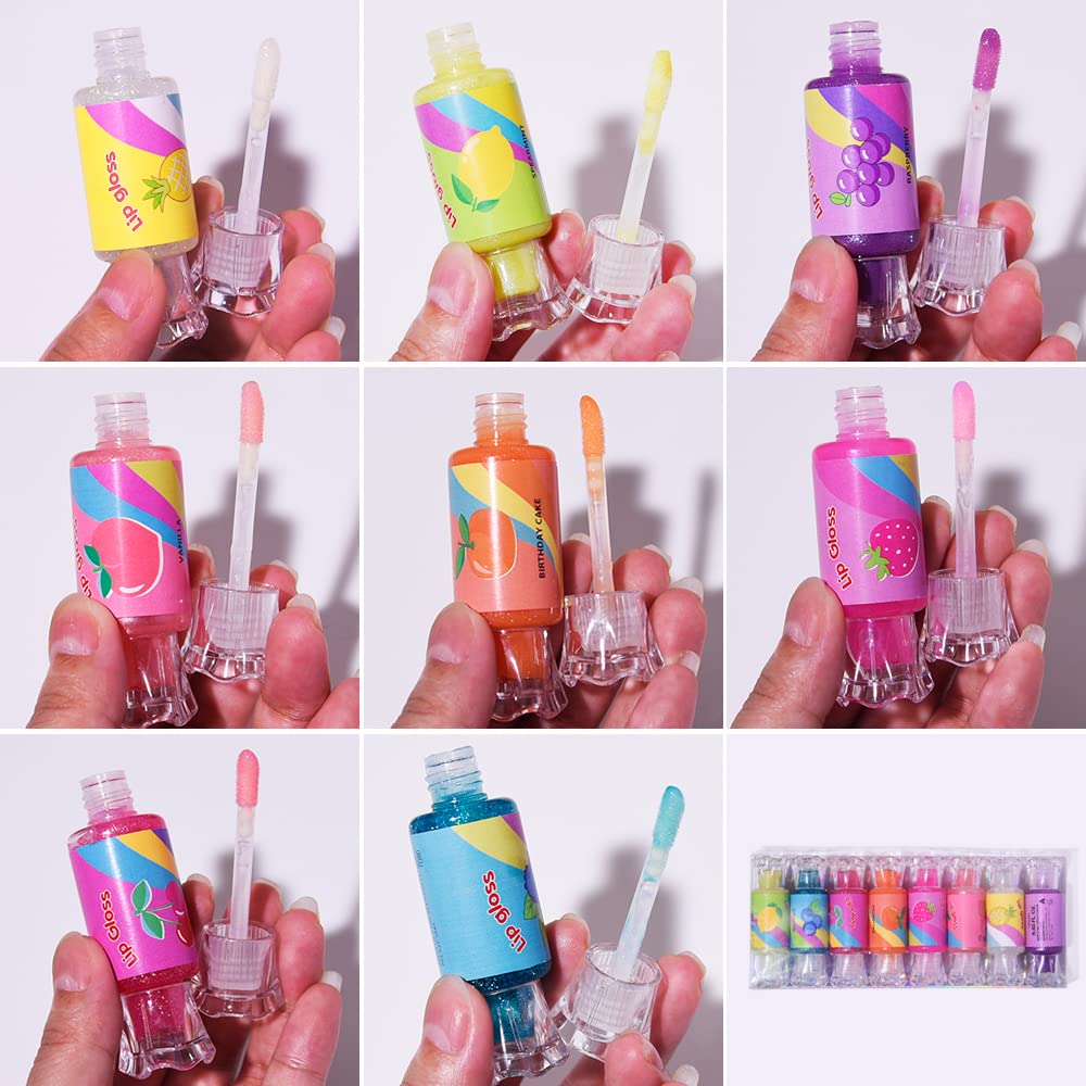 Mebtmel candy-inspired glosses are easy to wash with soap