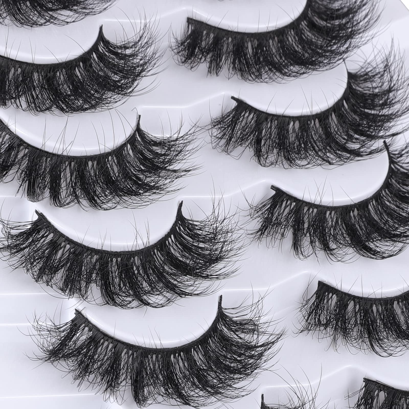 Mebver lashes soft cotton band shown on eyelid for comfort.