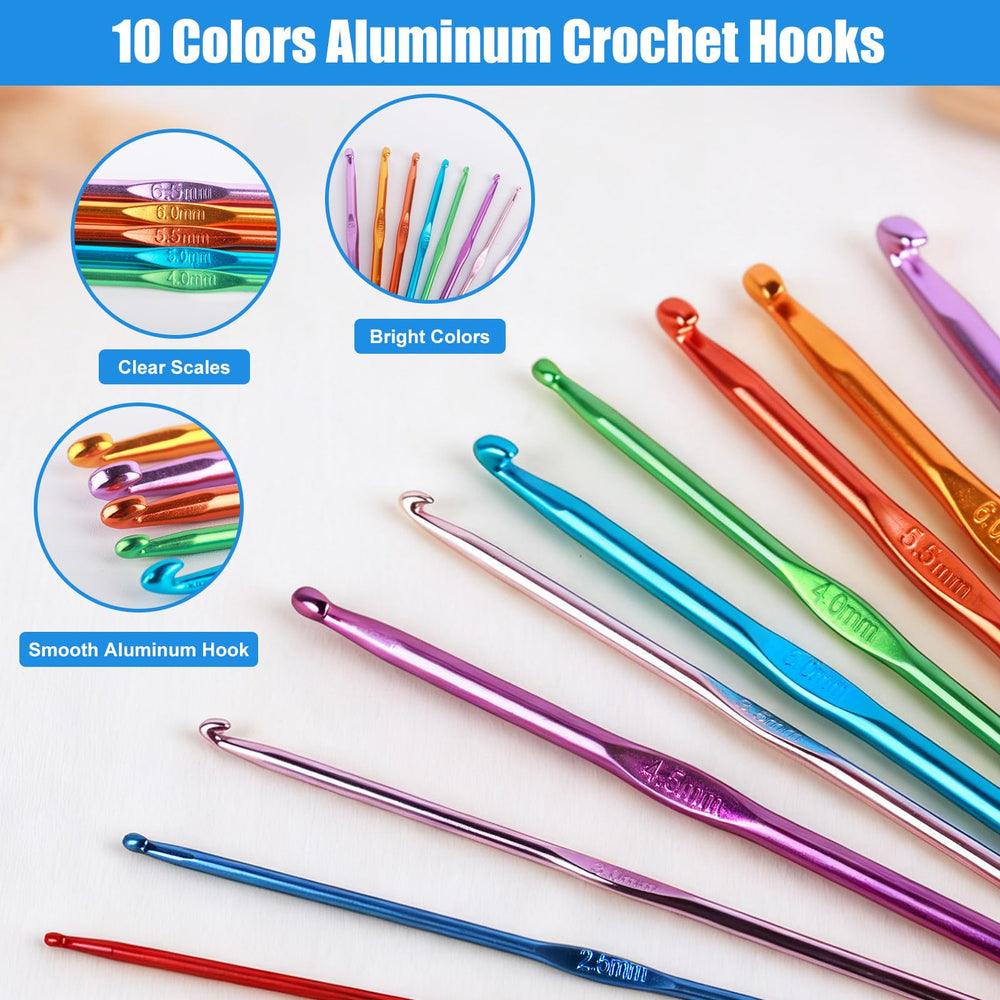 MECHEER iron crochet hook 0.6 mm for fine threads.