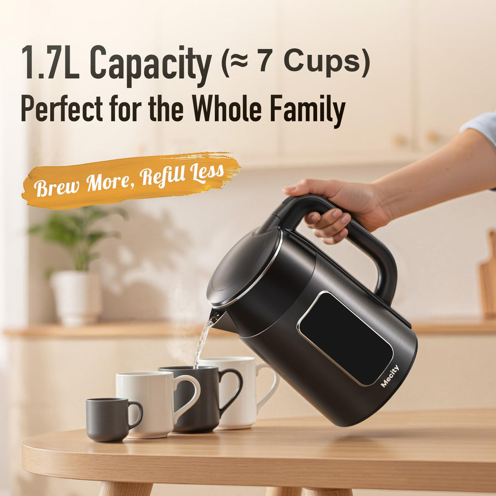 Mecity 1.7L large capacity suitable for seven cups