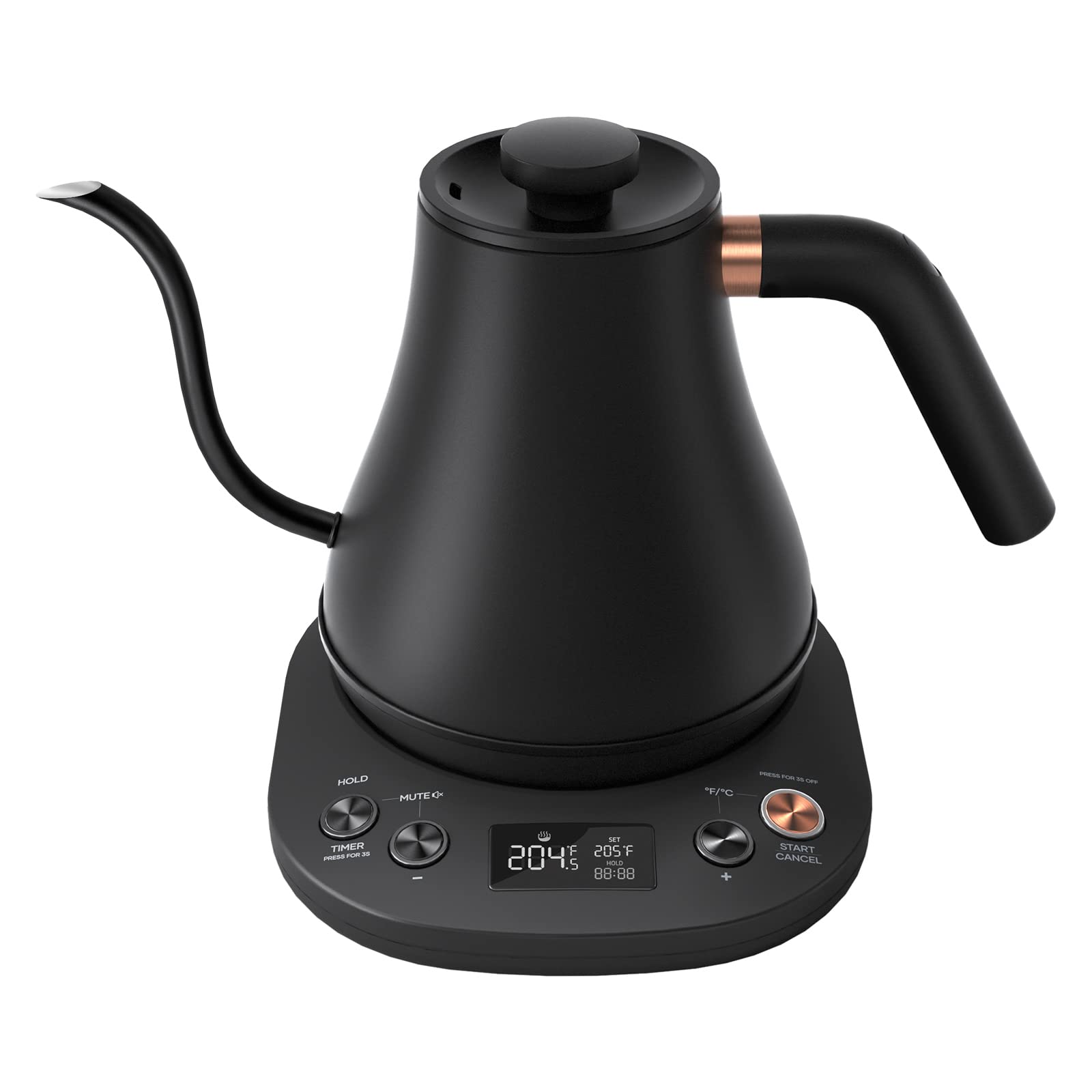 Mecity electric kettle with gooseneck spout for precise pour-over brewing