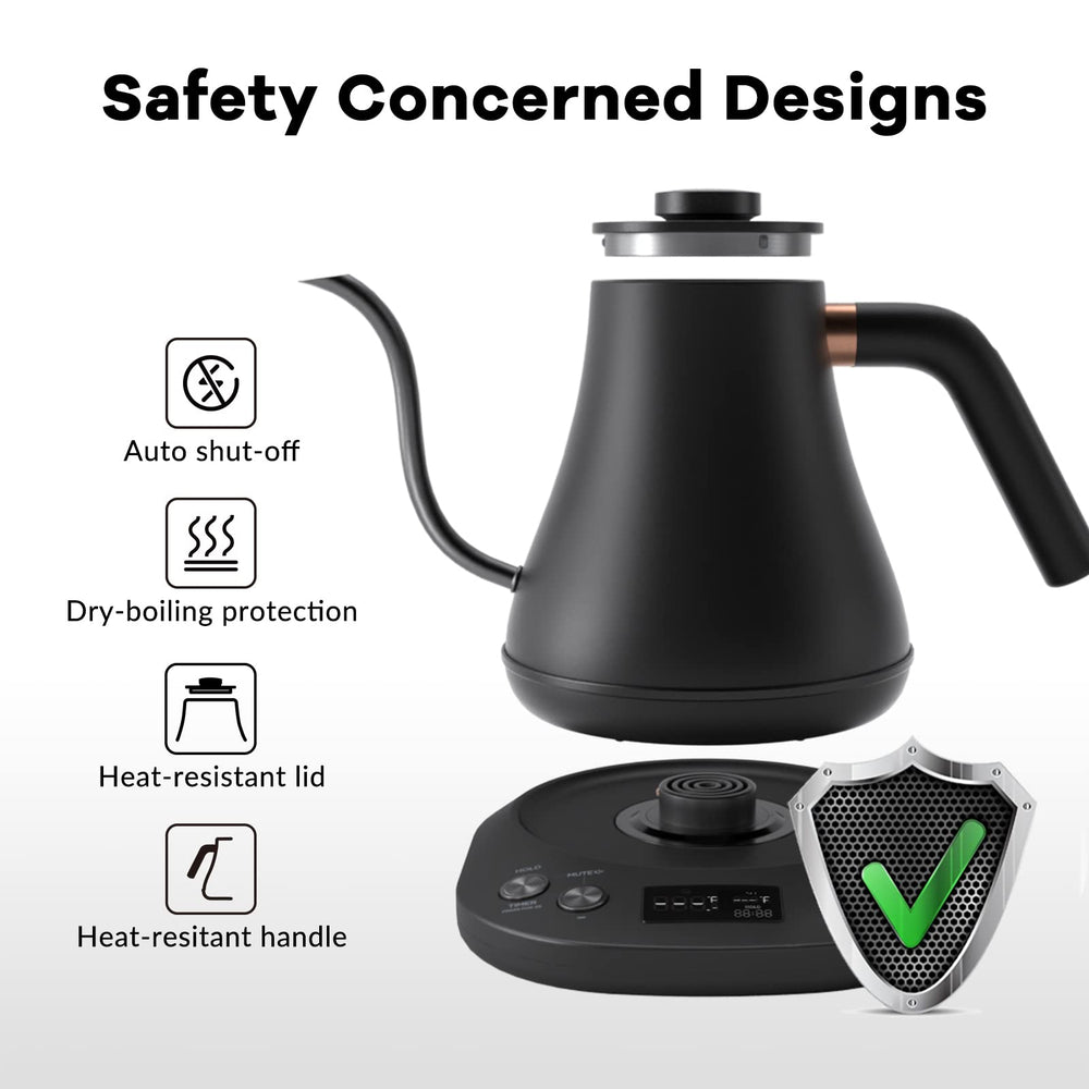 Mecity BPA-free stainless steel kettle for safe, pure-tasting beverages