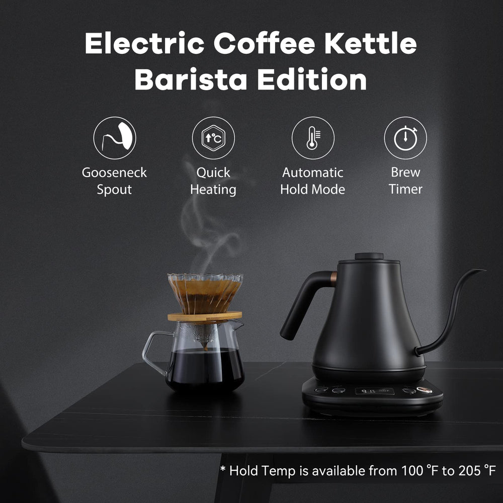Mecity kettle digital LCD display showing real-time temperature