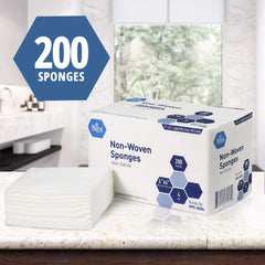 MED PRIDE absorbent 4-ply gauze pad 4x4 designed for fluid management.