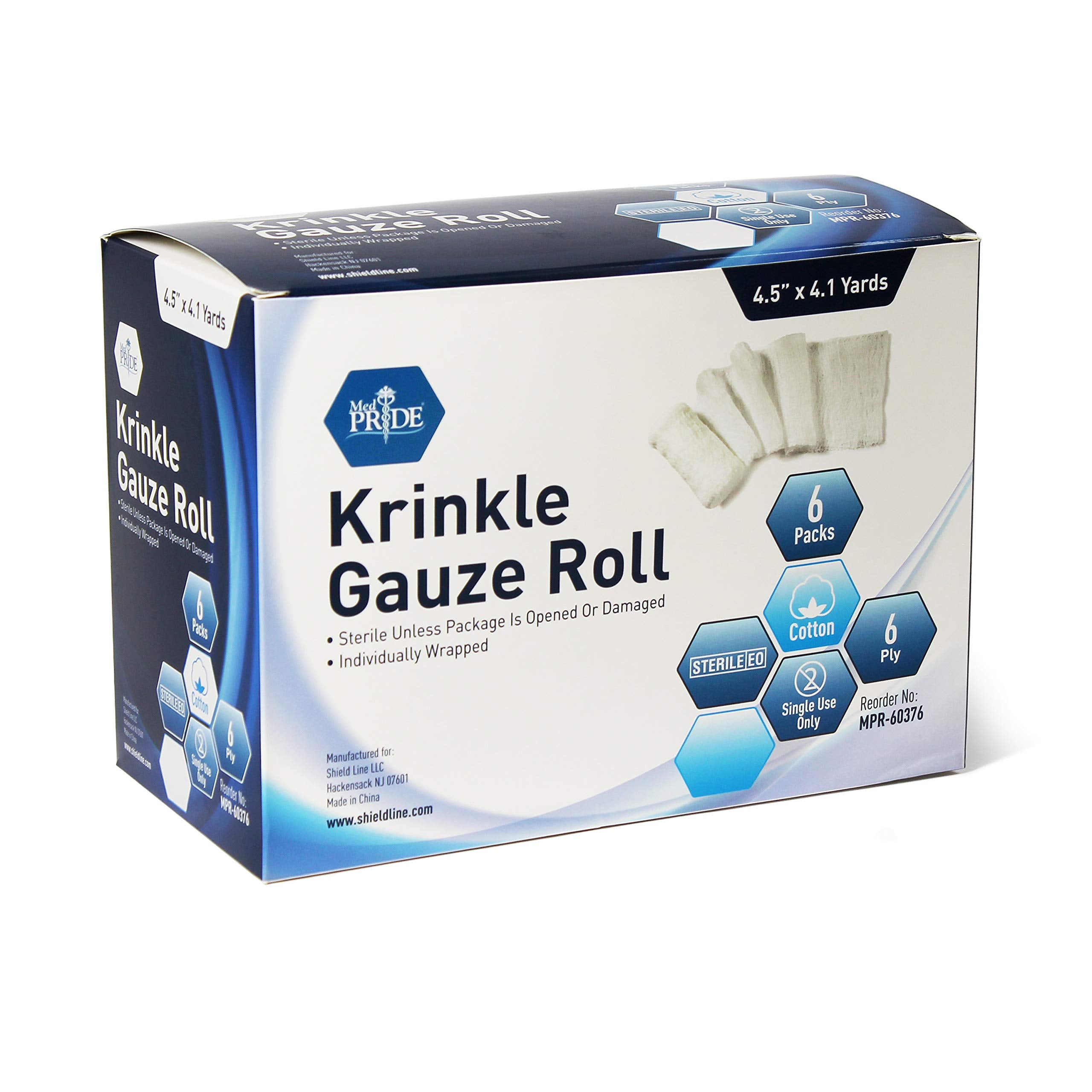 MED PRIDE gauze pack supports versatile minor wound care