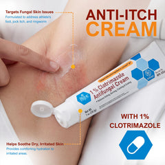 MED PRIDE cream applied to skin for athlete's foot relief.