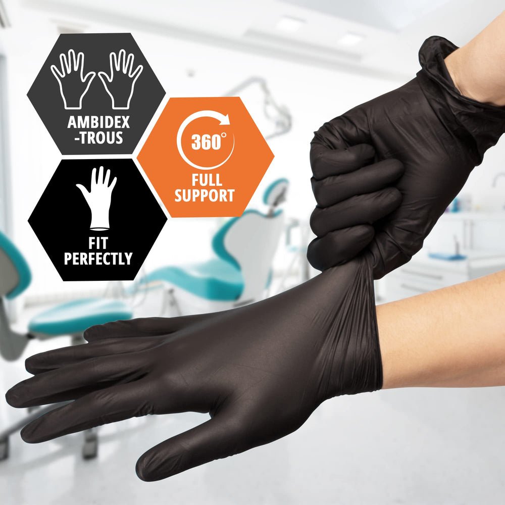 Med Pride bulk-pack 50-glove boxes offering long-term supply for busy professional environments.
