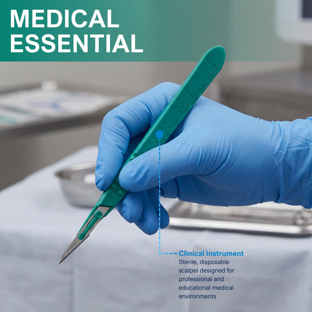 MED PRIDE durable stainless-steel blade for heavy-duty precision in crafts and dissections