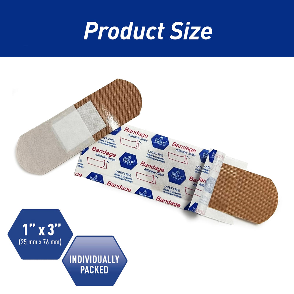 MED PRIDE hypoallergenic adhesive bandage gentle on sensitive skin