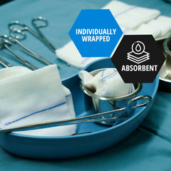 MED PRIDE individually wrapped abdominal pad 5x9 for clean dressing changes