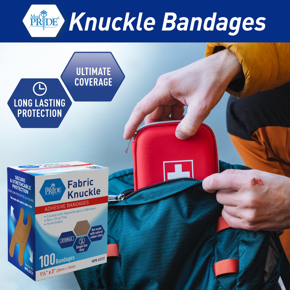 MED PRIDE non-stick pad finger bandage designed for comfortable wear