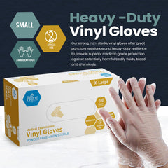 MED PRIDE powder-free glove smooth touch ideal for sensitive handling