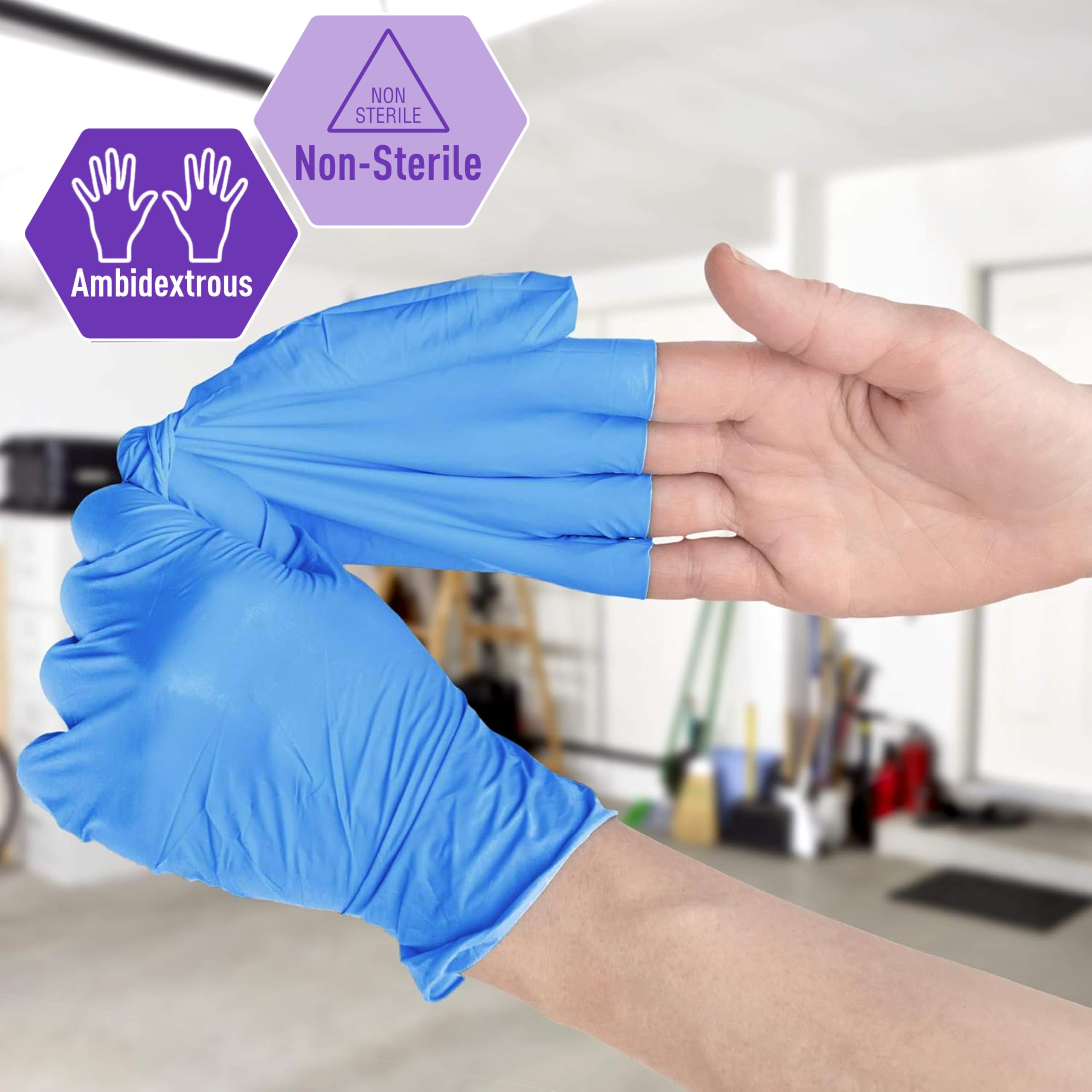 MED PRIDE powder-free and latex-free design for comfortable wear