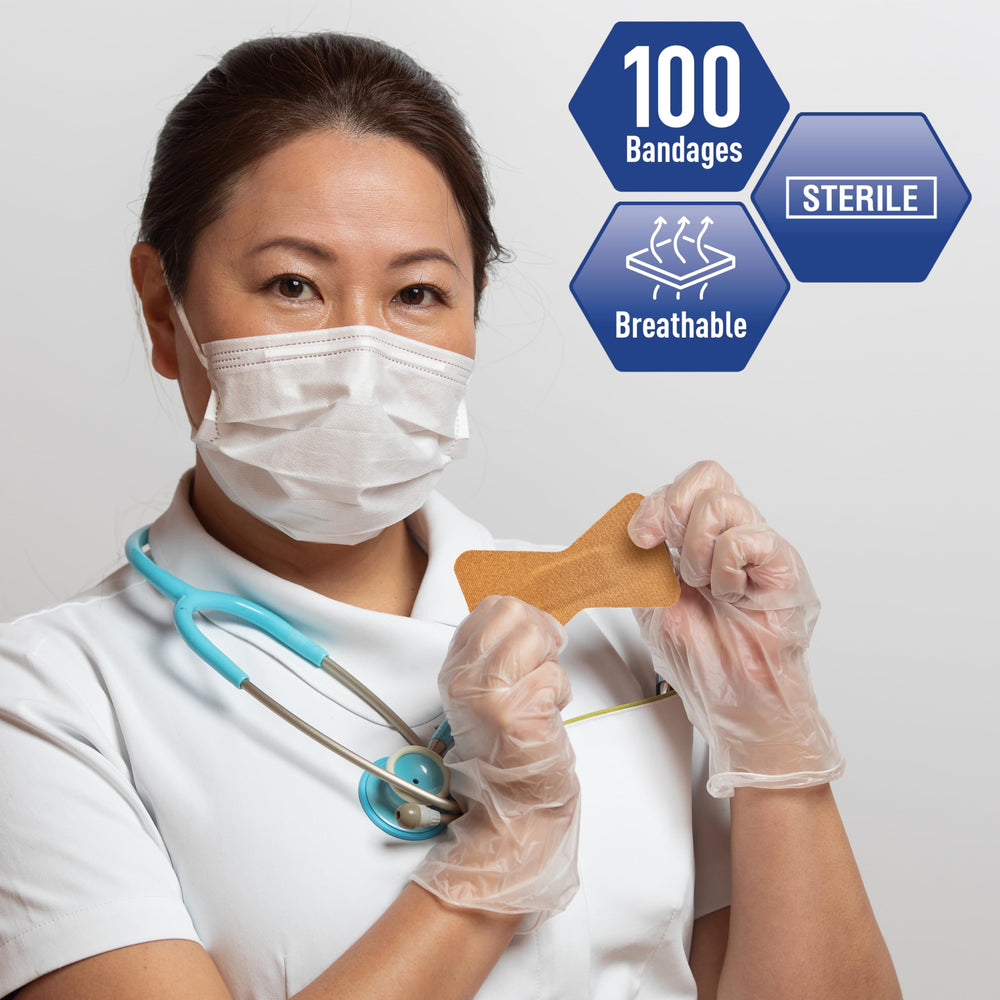 MED PRIDE fingertip bandages breathable fabric provides comfortable wear.